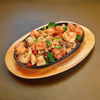 Orez Thai cu fructe de mare
