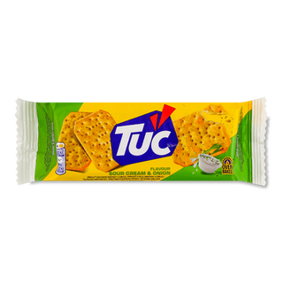 Крекер Tuc солоний зі сметаною та цибулею (100г)