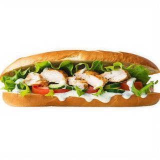 Bocadillo De Vegetal De Pollo