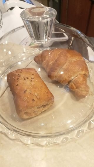 Cornetto e fagottino vegano