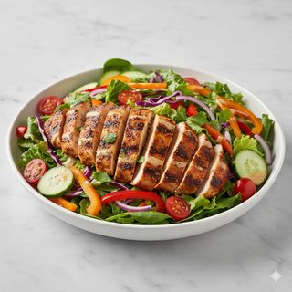 Ensalada de pollo cajun