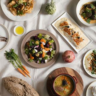 menú principal + postre