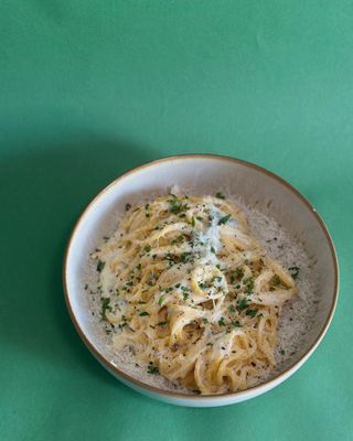 Spaghetti cu gorgonzola