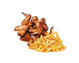 Крила с пържени картофи (1кг)