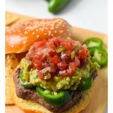 Tex Mex Burger and Chips