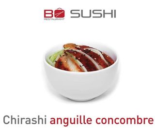 Chirashi Anguille Concombre