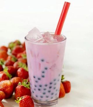 Bubble tea alla fragola