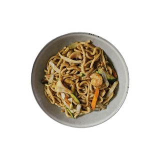 Udon con gamba y calamar