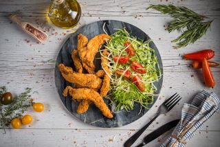 Portie piept pui crocant