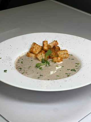 Supă cremă de ciuperci