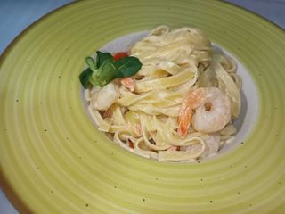 Tagliatelle cu creveti