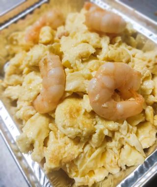 35. Huevos Revueltos Con Gambas