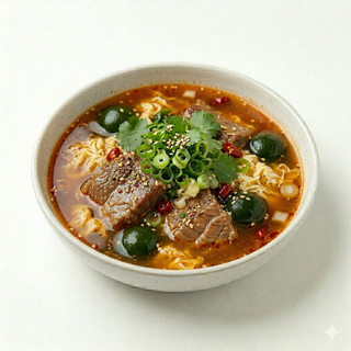 Sopa de ternera picante (水煮牛肉)