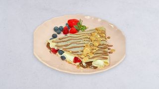 Naleśnik z Serkiem i owocami