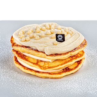 Pancakes cioccolato bianco triplo pancakes 