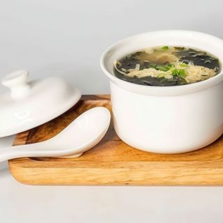 紫菜蛋花汤Sopa De Algas Con Huevo