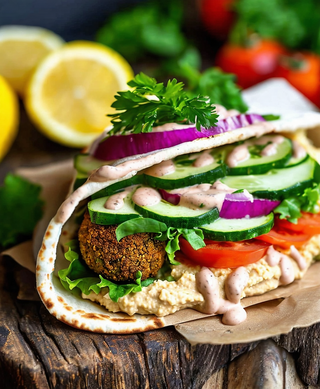 Panino falafel - grande