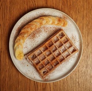 Waffle de Banana