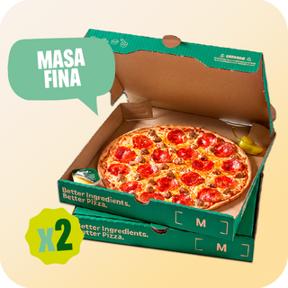  2 Medianas | Masa Fina