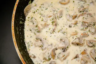 Salsa De Champiñones Frescos