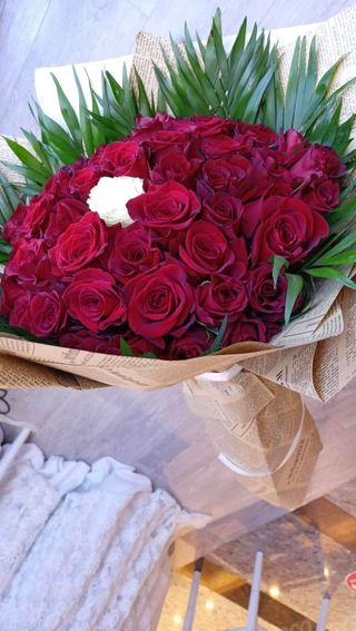 Buchet mare 37 trandafiri 