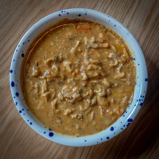 Zupa fasolowa po łódzku (gęsta)