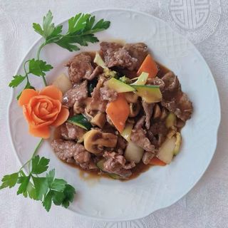 48.Ternera salsa ostras