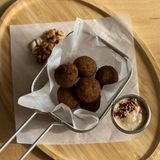 Falafel with Nut sauce/ფალაფელი