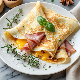 Crêpe Salée Jambon Fromage