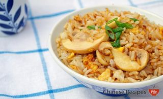 Arroz com Cogumelos
