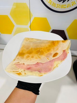 Crepe jamón y queso