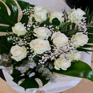 Docena Rosas Blancas