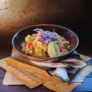 Cazuela de arroz meloso