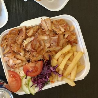 Kebab box średni