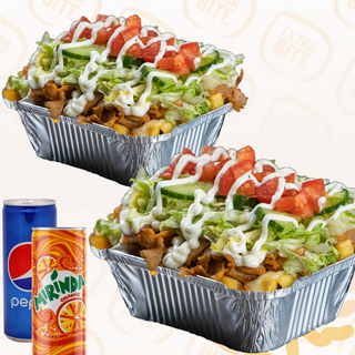 Oferta Kapsalon  700g + 500g + 2x bauturi