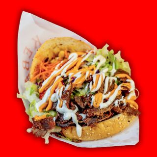Kebab w bułce Wołowina-baranina