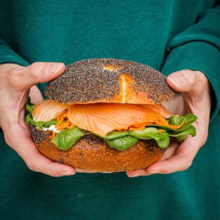 Bagel Salmón Ahumado