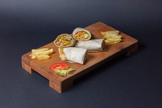 Galway wrap  sa pomfritom