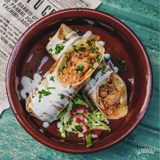 Burtito de tinga pollo