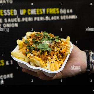 Onion coriander fries