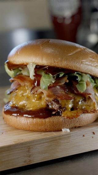 BBQ Bacon burger 400gr