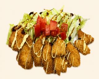 Cotoletta di pollo con patatine