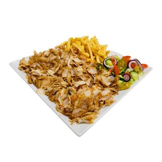 Kurczak na talerzu Duży