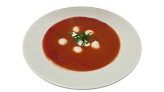 Krem pomidorowy z mozarellą