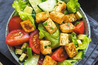 салат из тофу