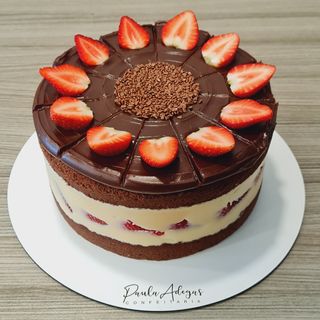 Fatia Bolo - Surpresa de Morango 