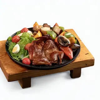 Перепелка с овощами