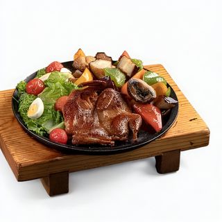 Перепелка с овощами