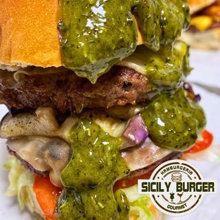 Chicken chick burger