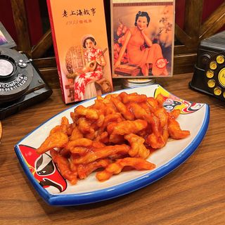 303 Strisce di pollo all'agrodolce tradizionale Shangai 糖醋排条
